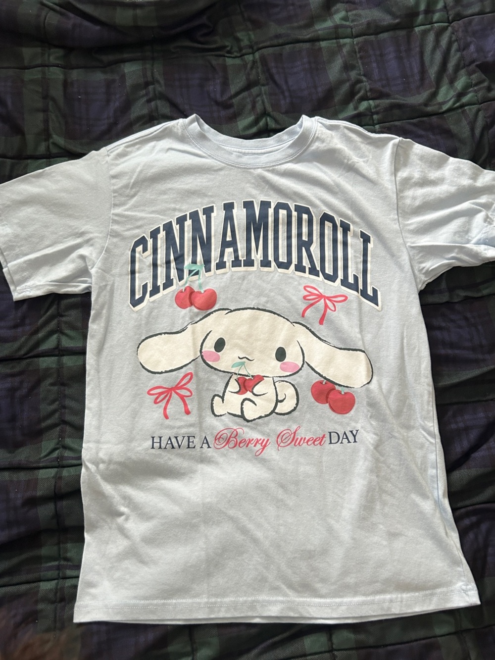 NWOT Cinnamoroll Light Blue Graphic Women’s T-shirt